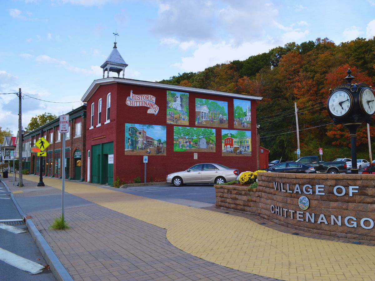 Entry point of village, Chittenango, NY