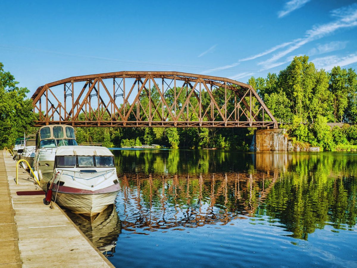 View of the Oneida River, Brewerton, NY